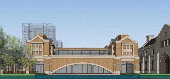 Sketchup别墅模型|海派风别墅，别墅群，联排别墅，古典风格