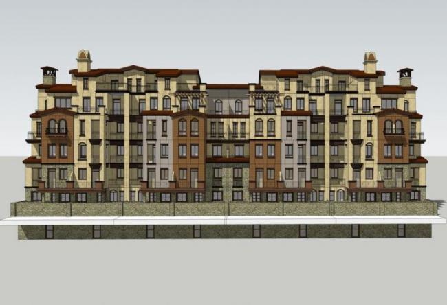 Sketchup别墅模型|叠拼别墅，多层洋房，西班牙风格，古典风格