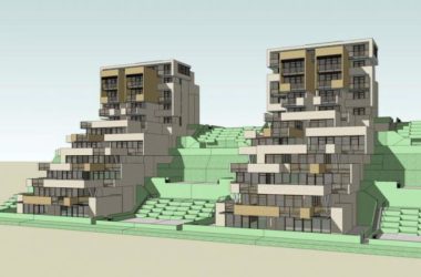 Sketchup别墅模型|山地别墅,现代风格,叠拼别墅-BIM建筑网