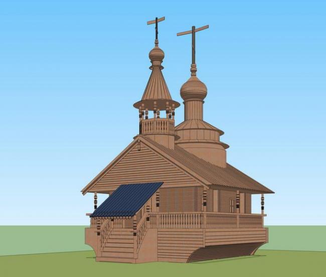 Sketchup别墅模型|美式木构别墅，独栋别墅，古典风格