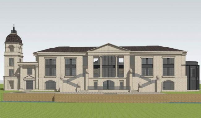 Sketchup别墅模型|叠拼别墅，联排别墅，法式风格，古典风格