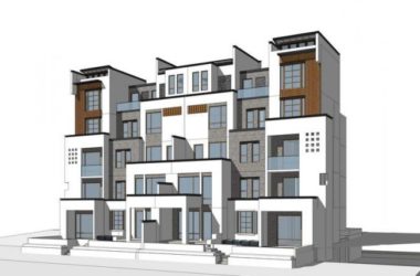 Sketchup别墅模型|叠拼别墅，新中式风格-BIM建筑网