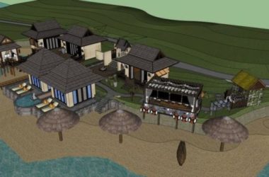 Sketchup别墅模型|独栋别墅,海边别墅,东南亚风格,古典风格-BIM建筑网