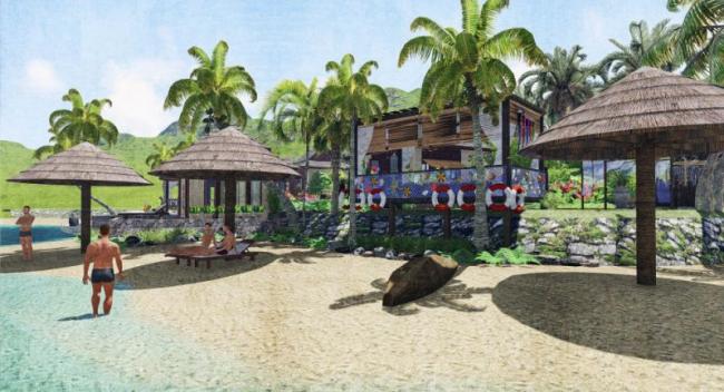 Sketchup别墅模型|独栋别墅，海边别墅，东南亚风格，古典风格