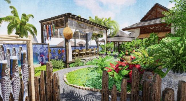 Sketchup别墅模型|独栋别墅，海边别墅，东南亚风格，古典风格