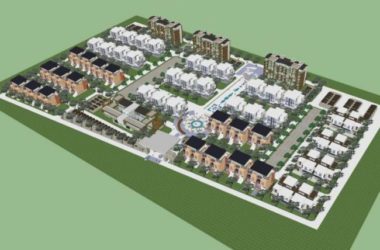 Sketchup别墅模型|别墅区别墅群,联排别墅,现代风格-BIM建筑网