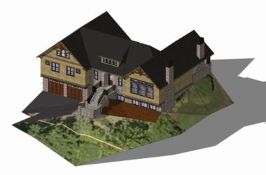 Sketchup别墅模型|乡村别墅,独栋别墅,古典风格-BIM建筑网