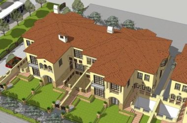 Sketchup别墅模型|双拼别墅,西班牙风格,古典风格-BIM建筑网