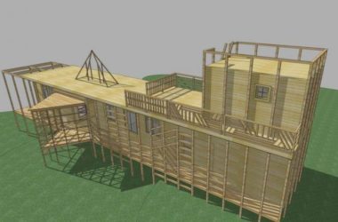 Sketchup别墅模型|StevenHoll别墅,独栋别墅,现代风格-BIM建筑网