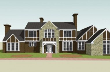 Sketchup别墅模型|独栋别墅，法式古典风格-BIM建筑网