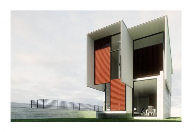 Sketchup别墅模型|独栋别墅，现代风格