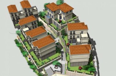 Sketchup别墅模型|联排别墅，西班牙古典风格-BIM建筑网