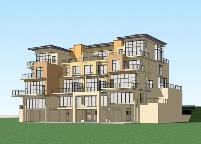 Sketchup别墅模型|双拼别墅，叠拼，现代风格