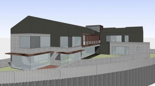 Sketchup别墅模型|独栋别墅，新中式风格