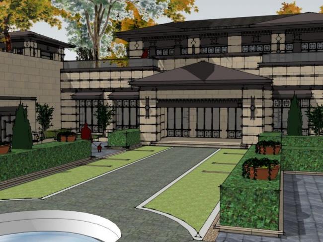 Sketchup别墅模型|独栋别墅，叠拼，花园洋房，古典风格