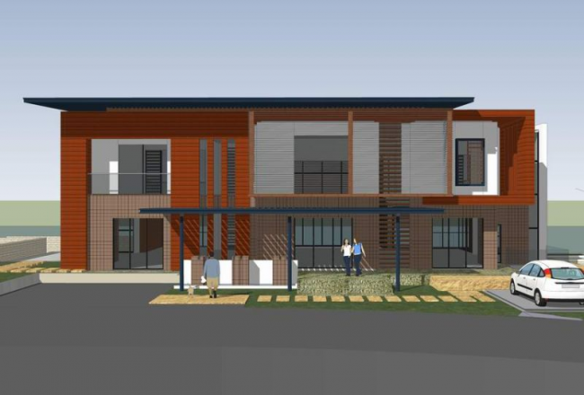 Sketchup别墅模型|独栋别墅，现代风格