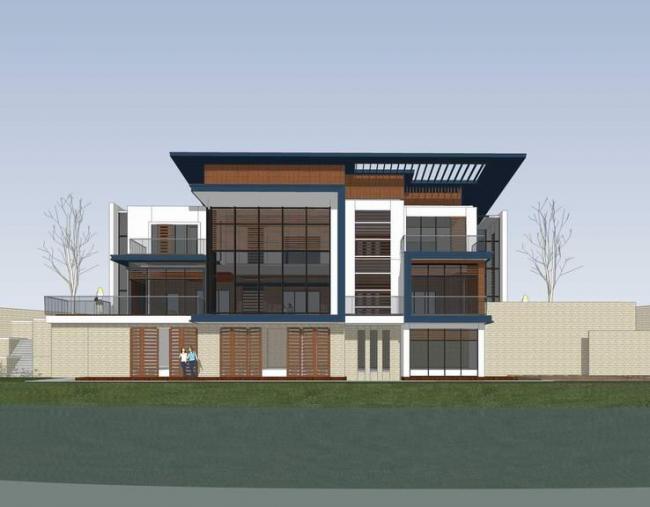 Sketchup别墅模型|独栋别墅，现代风格