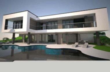 Sketchup别墅模型|独栋别墅，现代风格-BIM建筑网