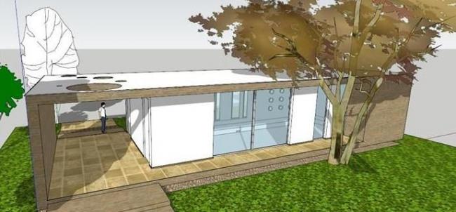 Sketchup别墅模型|独栋别墅，现代风格