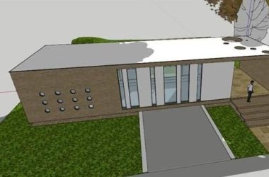 Sketchup别墅模型|独栋别墅，现代风格-BIM建筑网