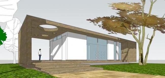 Sketchup别墅模型|独栋别墅，现代风格