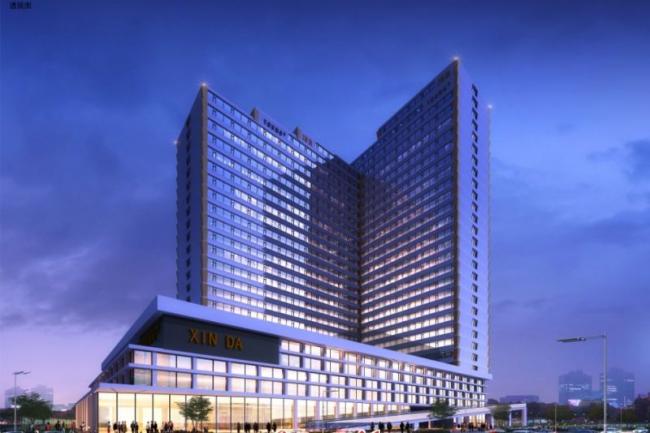 Sketchup别墅模型|高层办公楼，现代风格