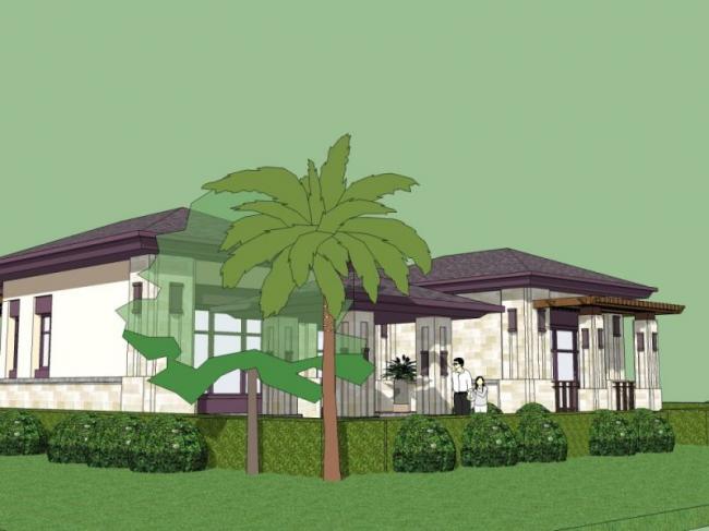 Sketchup别墅模型|独栋别墅，现代风格