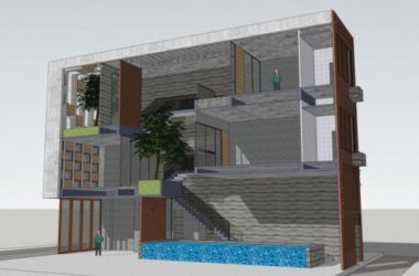 Sketchup别墅模型|独栋别墅，现代风格-BIM建筑网