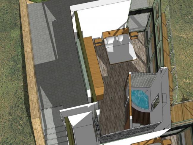 Sketchup别墅模型|独栋别墅，现代风格