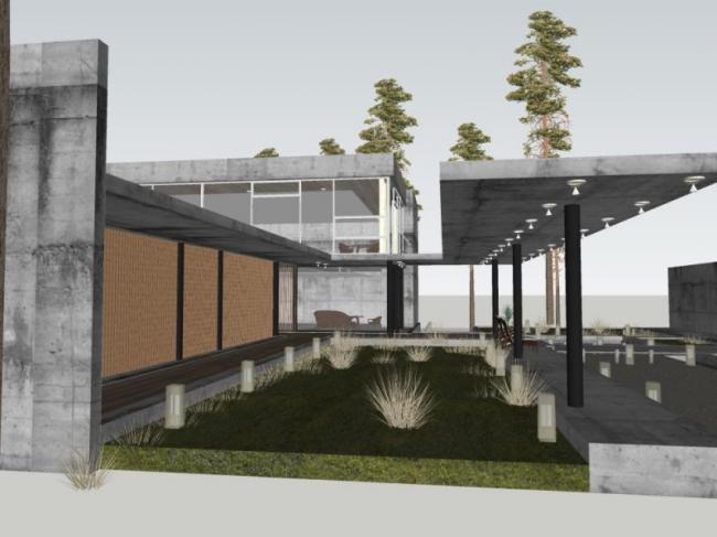 Sketchup别墅模型|独栋别墅，现代风格