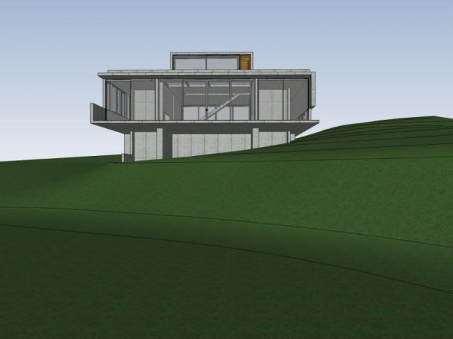 Sketchup别墅模型|独栋别墅，现代风格