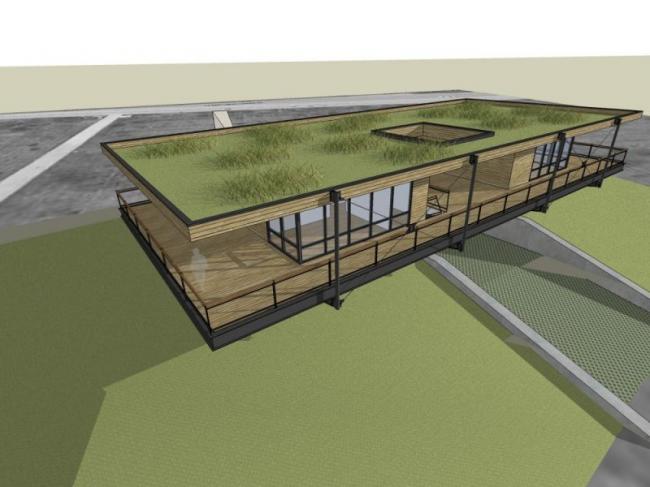 Sketchup别墅模型|独栋别墅，现代风格