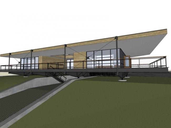 Sketchup别墅模型|独栋别墅，现代风格