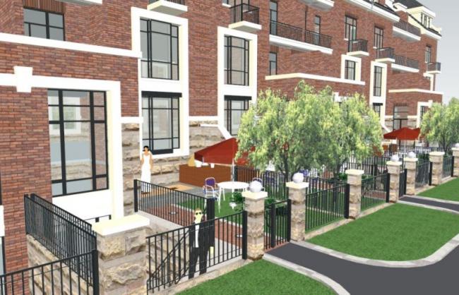 Sketchup别墅模型|联排别墅，古典风格，英式风格