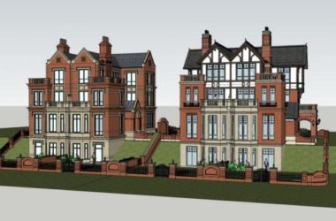 Sketchup别墅模型|双拼别墅，叠拼别墅，古典风格-BIM建筑网