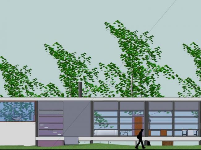 Sketchup别墅模型|独栋别墅，现代风格