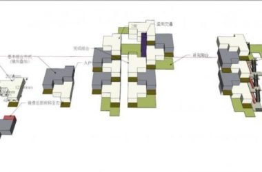 Sketchup别墅模型|山地别墅，叠拼别墅，现代风格-BIM建筑网