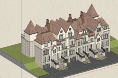 Sketchup别墅模型|联排别墅，古典风格-BIM建筑网