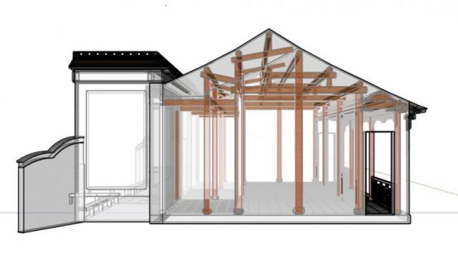 Sketchup别墅模型|南方穿斗式古建，中式风格