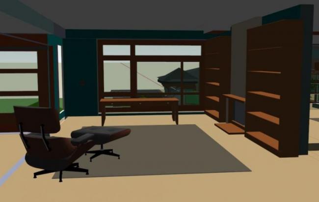 Sketchup别墅模型|独栋别墅，现代中式风格，酒店式度假别墅