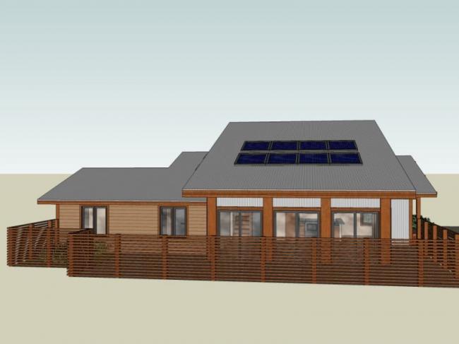 Sketchup别墅模型|独栋别墅，现代风格
