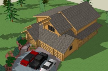 Sketchup别墅模型|独栋别墅，古典风格-BIM建筑网