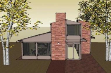 Sketchup别墅模型|独栋别墅，现代风格-BIM建筑网