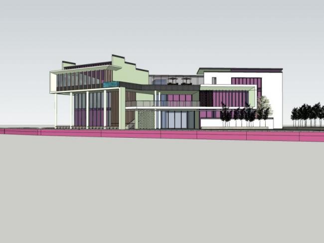 Sketchup别墅模型|独栋别墅，现代风格