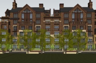 Sketchup别墅模型|联排别墅，古典风格-BIM建筑网