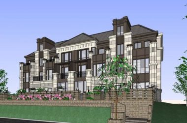 Sketchup别墅模型|联排别墅，现代风格-BIM建筑网