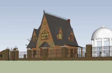 Sketchup别墅模型|独栋别墅，现代风格-BIM建筑网