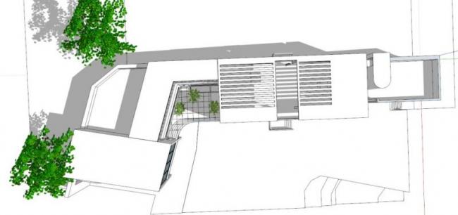 Sketchup别墅模型|独栋别墅，现代风格