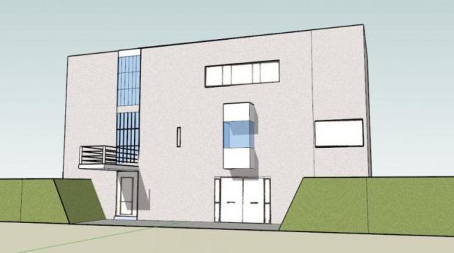 Sketchup别墅模型|独栋别墅，柯布西耶，现代风格