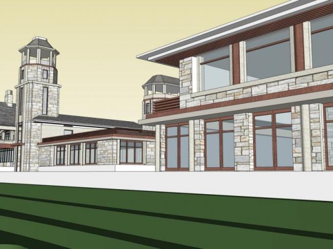 Sketchup别墅模型|叠拼别墅，现代风格